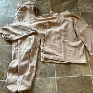 Tan long sleeve set